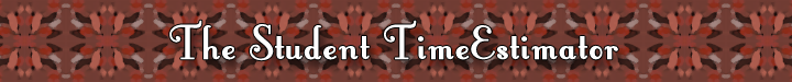 The Student TimeEstimator