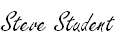 hand-written signature